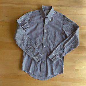 Brook Brothers Milano non-iron button down casual shirt